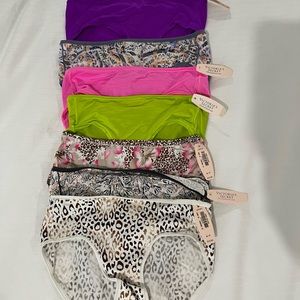 7 BNWT discontinued victoria's Secret hip hugger panties underwear